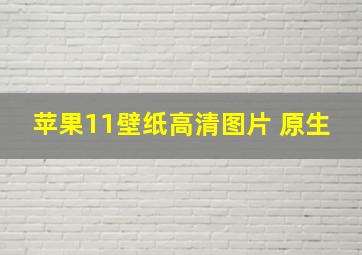 苹果11壁纸高清图片 原生